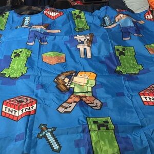 Jay Franco Blue Minecraft Themed Shower Curtain 70x72